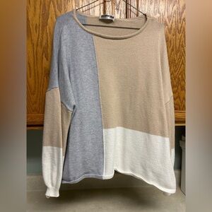 Ecowish Cozy Knit Sweater in Cream size Large Womens